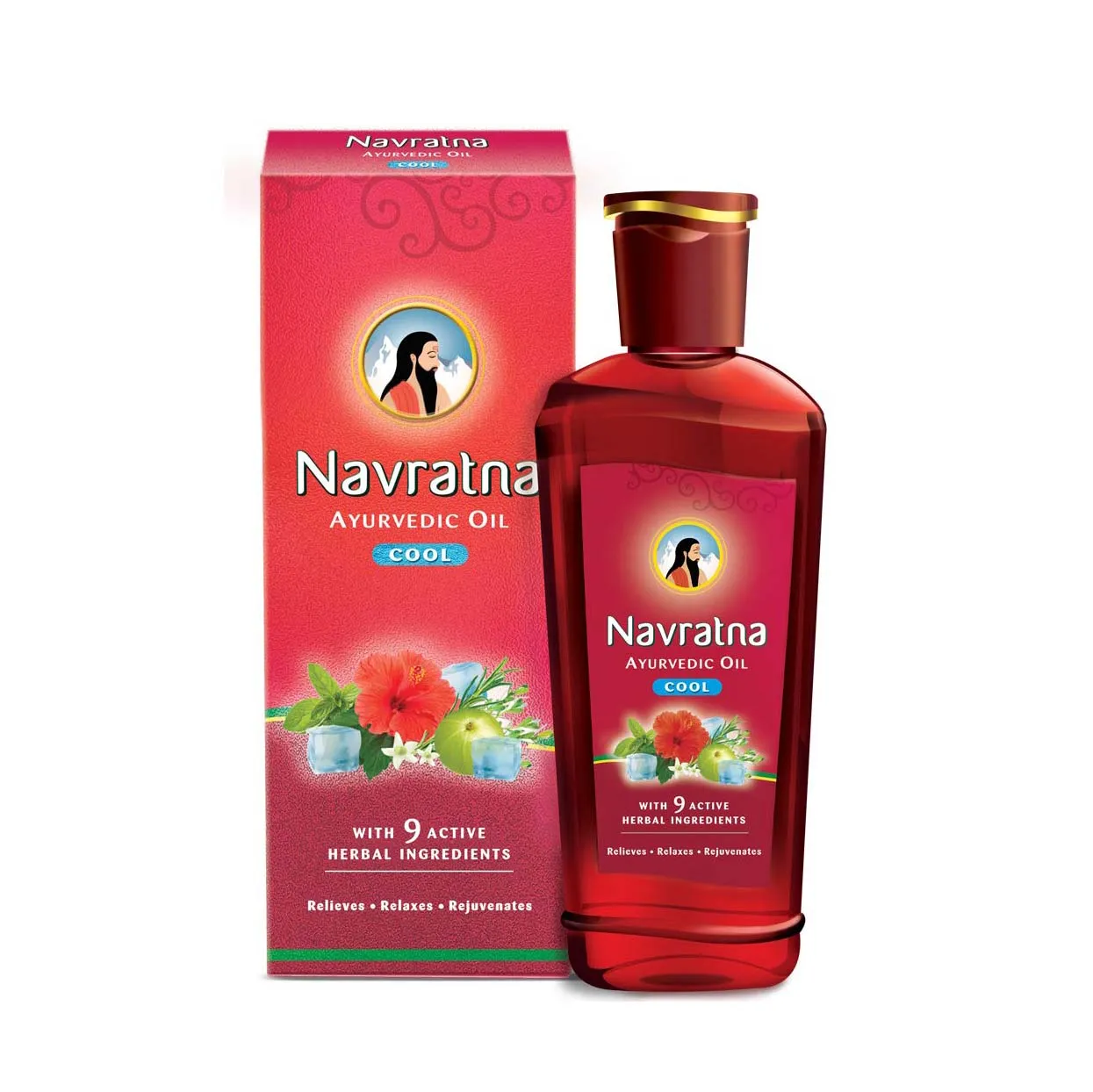Navratna Ayurvedic Cool Hair Oil – 300ml